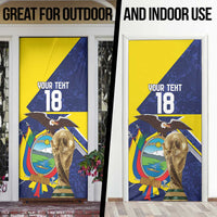 Ecuador Football Custom Door Cover Road To World Cup 2026 - Wonder Print Shop