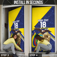 Ecuador Football Custom Door Cover Road To World Cup 2026 - Wonder Print Shop