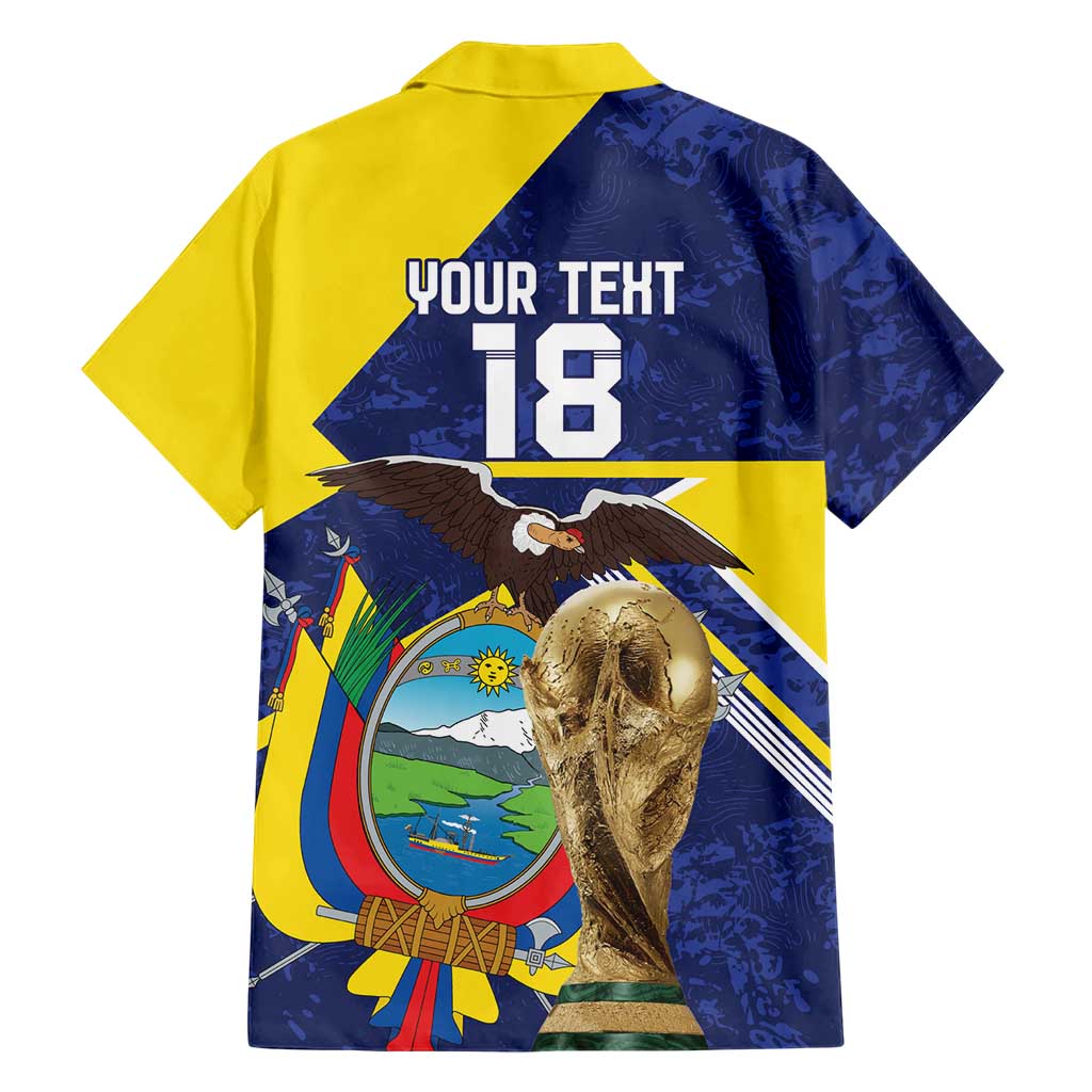 Ecuador Football Custom Family Matching Tank Maxi Dress and Hawaiian Shirt Road To World Cup 2026 - Wonder Print Shop