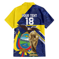 Ecuador Football Custom Family Matching Tank Maxi Dress and Hawaiian Shirt Road To World Cup 2026 - Wonder Print Shop