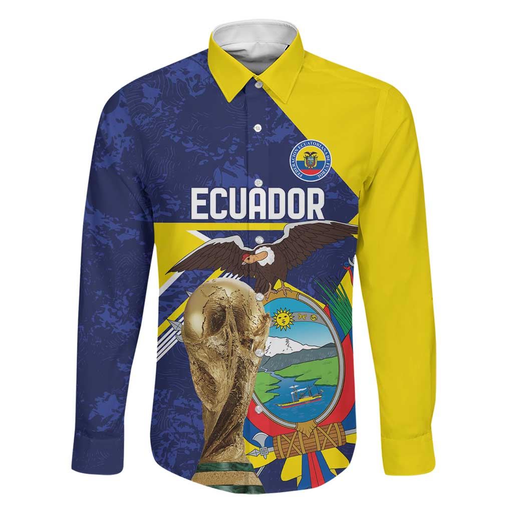 Ecuador Football Custom Family Matching Tank Maxi Dress and Hawaiian Shirt Road To World Cup 2026 - Wonder Print Shop