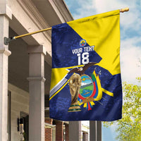 Ecuador Football Custom Garden Flag Road To World Cup 2026 - Wonder Print Shop