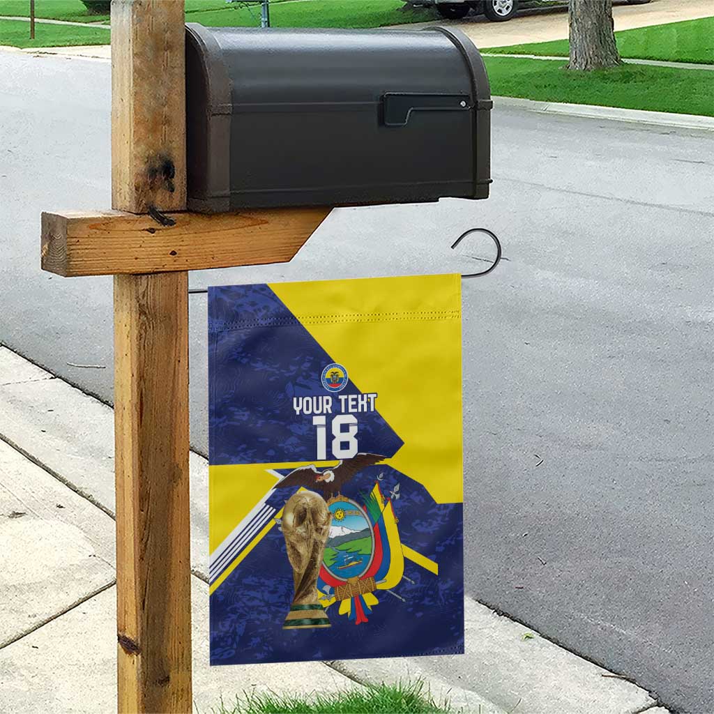 Ecuador Football Custom Garden Flag Road To World Cup 2026 - Wonder Print Shop