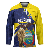 Ecuador Football Custom Hockey Jersey Road To World Cup 2026 - Wonder Print Shop