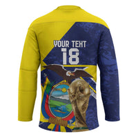 Ecuador Football Custom Hockey Jersey Road To World Cup 2026 - Wonder Print Shop