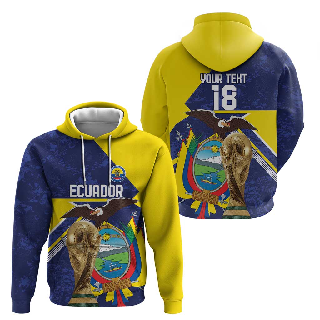 Ecuador Football Custom Hoodie Road To World Cup 2026 - Wonder Print Shop