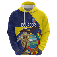 Ecuador Football Custom Hoodie Road To World Cup 2026 - Wonder Print Shop