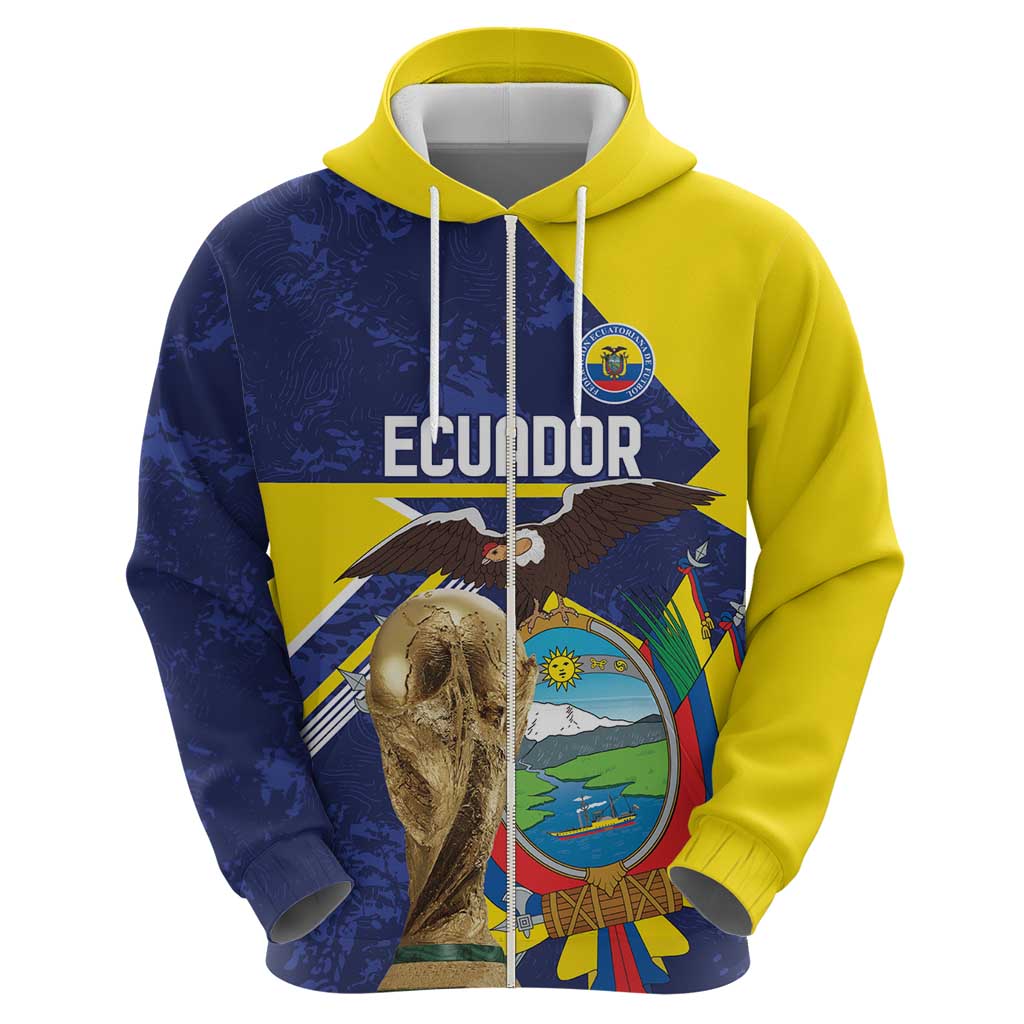 Ecuador Football Custom Hoodie Road To World Cup 2026 - Wonder Print Shop