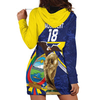 Ecuador Football Custom Hoodie Dress Road To World Cup 2026 - Wonder Print Shop