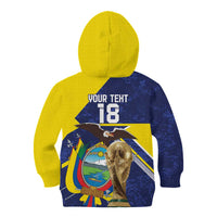 Ecuador Football Custom Kid Hoodie Road To World Cup 2026 - Wonder Print Shop