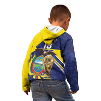 Ecuador Football Custom Kid Hoodie Road To World Cup 2026 - Wonder Print Shop