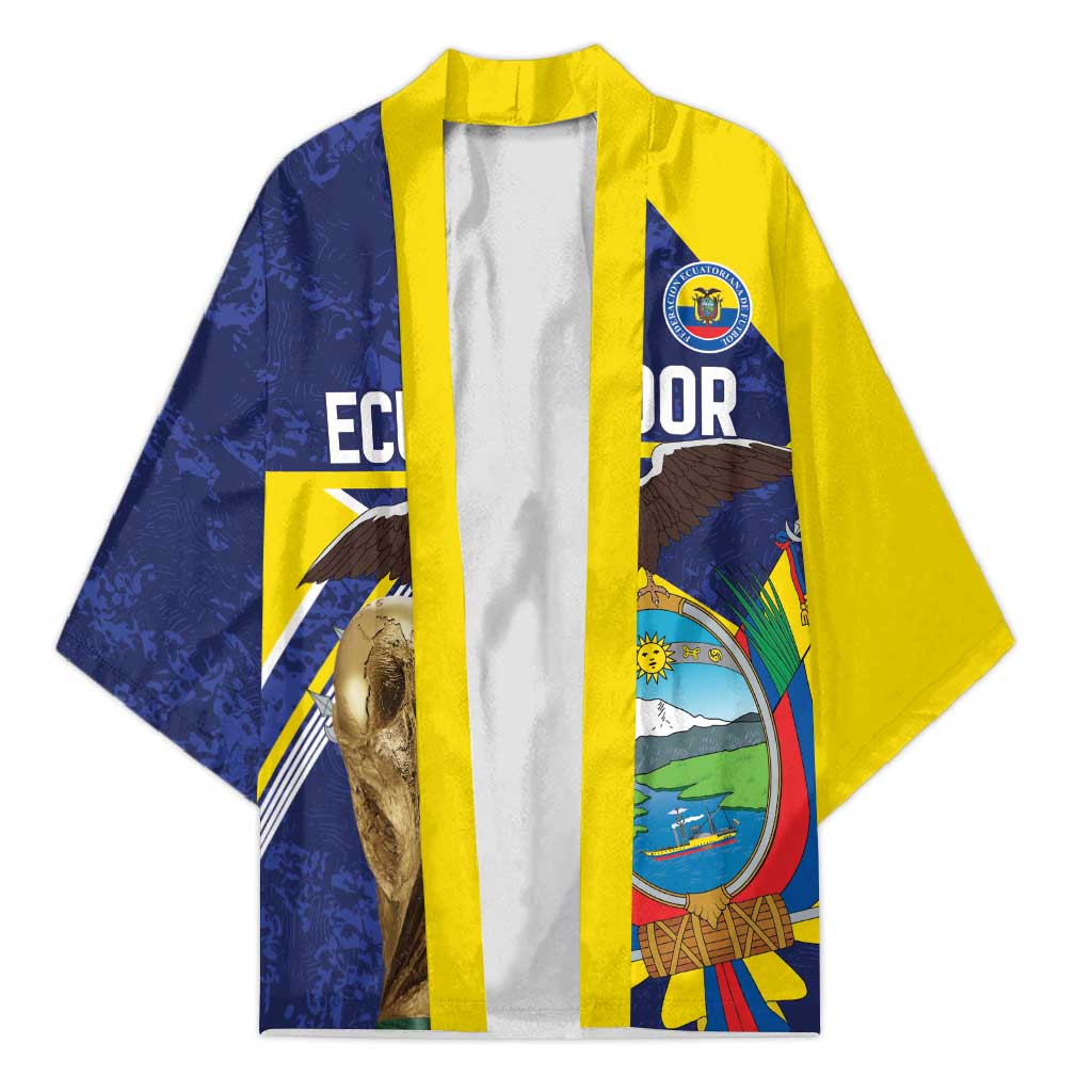 Ecuador Football Custom Kimono Road To World Cup 2026 - Wonder Print Shop