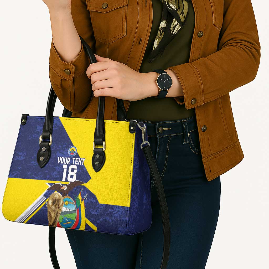 Ecuador Football Custom Leather Bag Road To World Cup 2026 - Wonder Print Shop