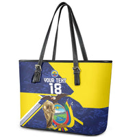 Ecuador Football Custom Leather Tote Bag Road To World Cup 2026 - Wonder Print Shop
