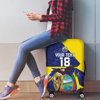 Ecuador Football Custom Luggage Cover Road To World Cup 2026 - Wonder Print Shop