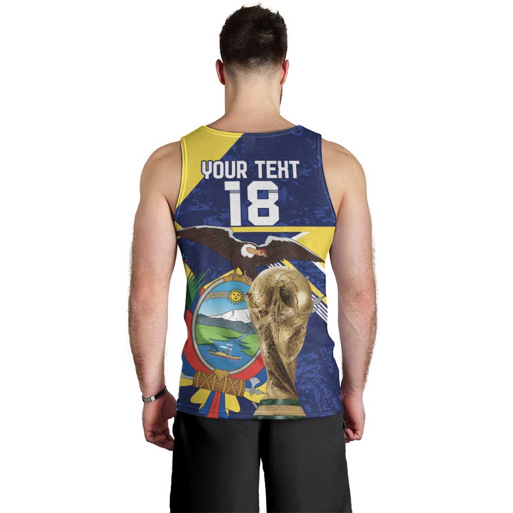 Ecuador Football Custom Men Tank Top Road To World Cup 2026 - Wonder Print Shop
