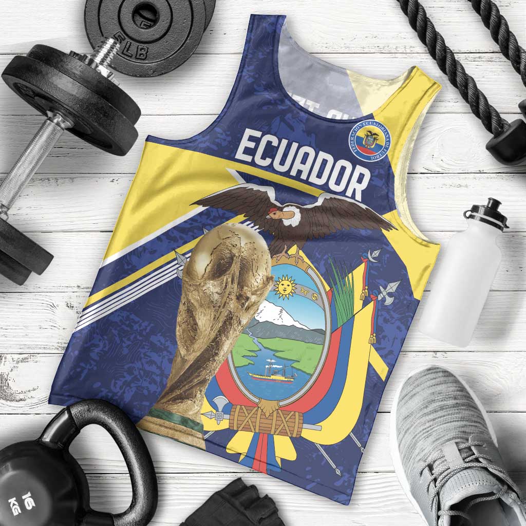 Ecuador Football Custom Men Tank Top Road To World Cup 2026 - Wonder Print Shop