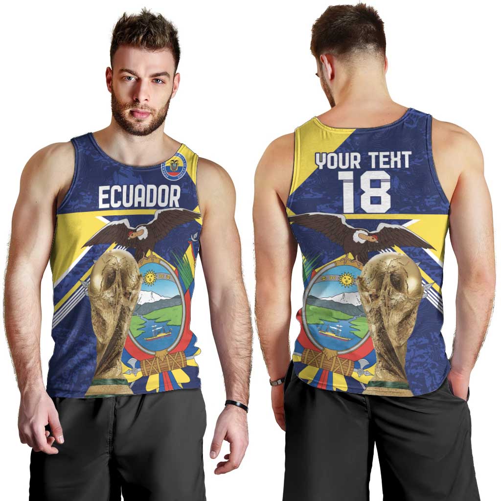 Ecuador Football Custom Men Tank Top Road To World Cup 2026 - Wonder Print Shop
