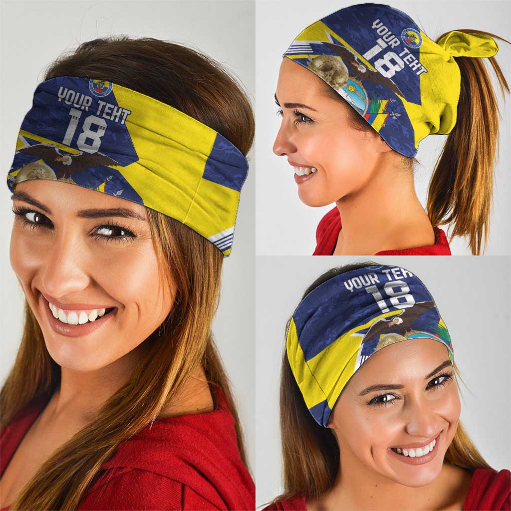 Ecuador Football Custom Neck Gaiter Road To World Cup 2026 - Wonder Print Shop