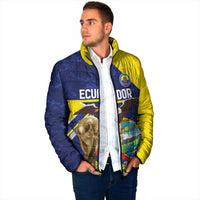 Ecuador Football Custom Padded Jacket Road To World Cup 2026 - Wonder Print Shop