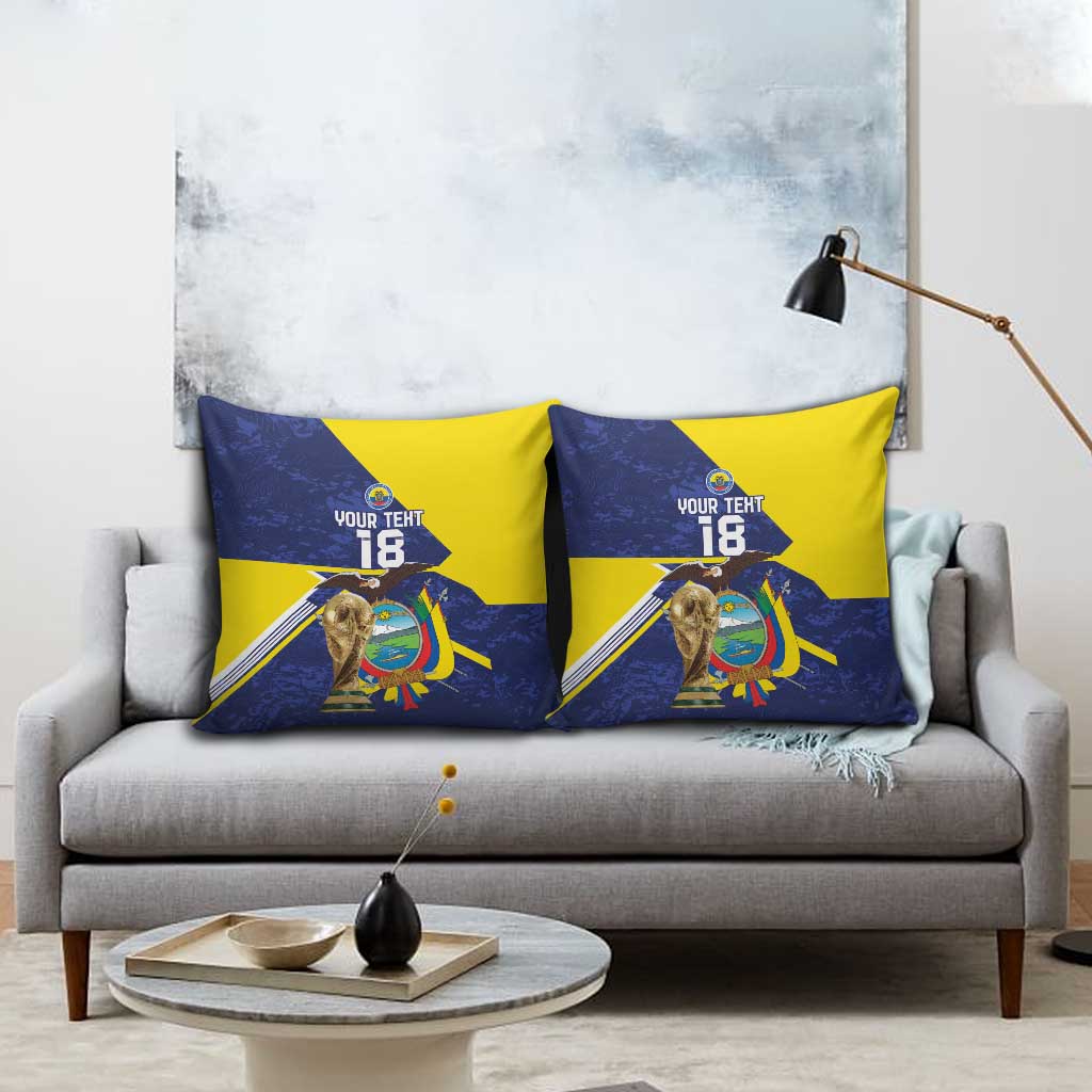 Ecuador Football Custom Pillow Cover Road To World Cup 2026 - Wonder Print Shop