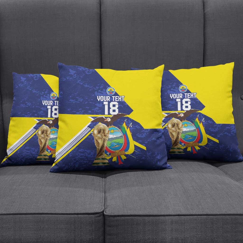 Ecuador Football Custom Pillow Cover Road To World Cup 2026 - Wonder Print Shop