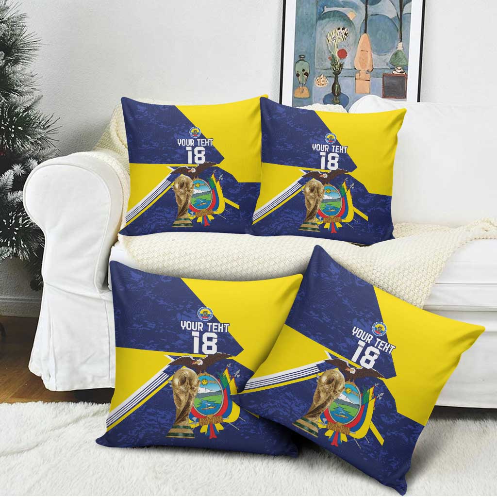 Ecuador Football Custom Pillow Cover Road To World Cup 2026 - Wonder Print Shop