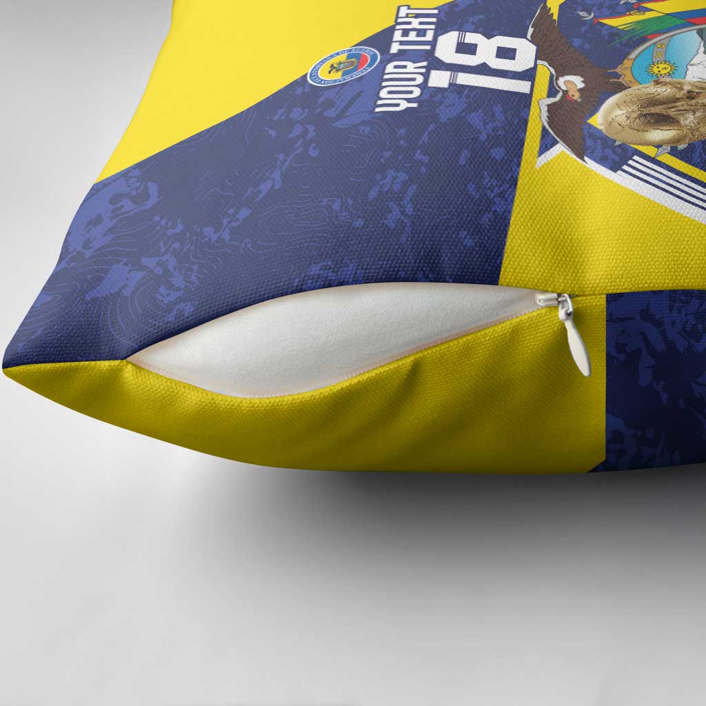 Ecuador Football Custom Pillow Cover Road To World Cup 2026 - Wonder Print Shop