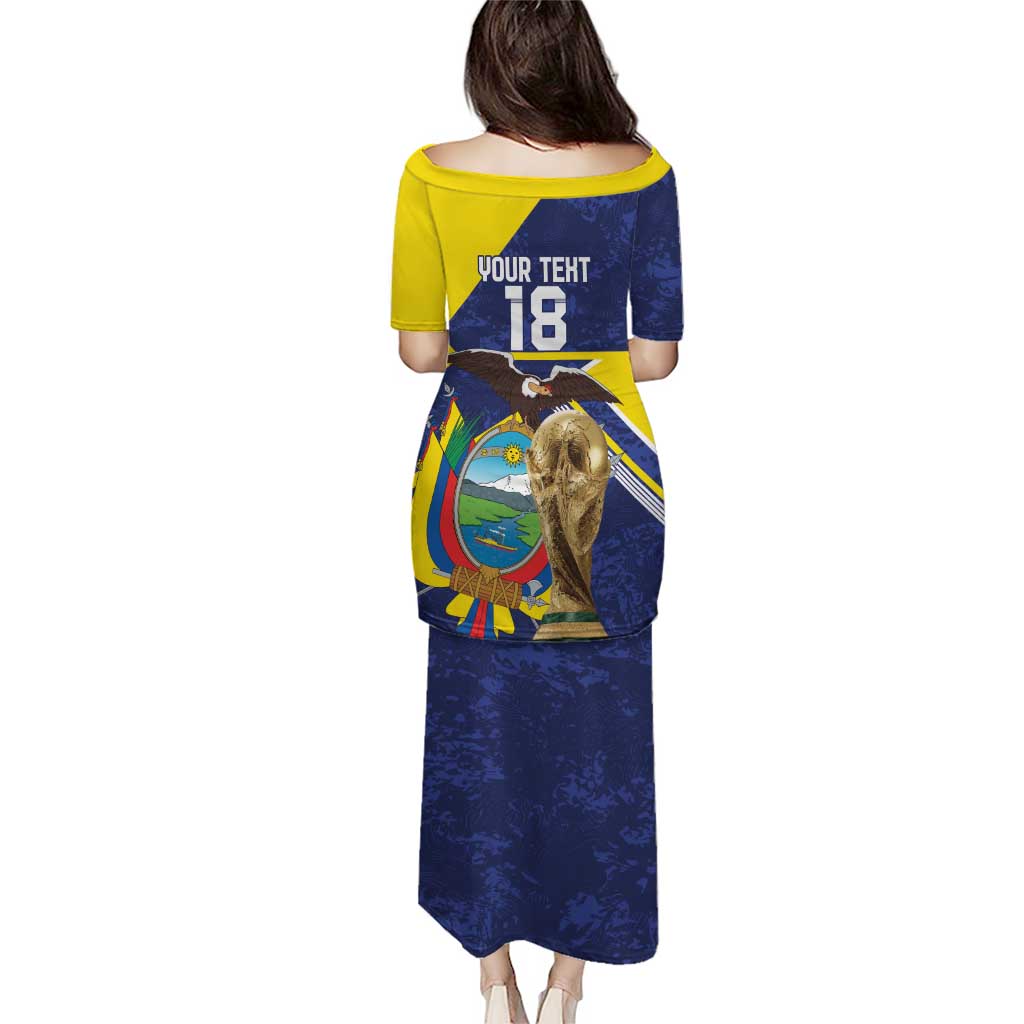 Ecuador Football Custom Puletasi Road To World Cup 2026 - Wonder Print Shop