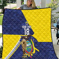 Ecuador Football Custom Quilt Road To World Cup 2026 - Wonder Print Shop