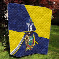 Ecuador Football Custom Quilt Road To World Cup 2026 - Wonder Print Shop
