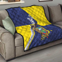 Ecuador Football Custom Quilt Road To World Cup 2026 - Wonder Print Shop