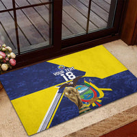 Ecuador Football Custom Rubber Doormat Road To World Cup 2026 - Wonder Print Shop