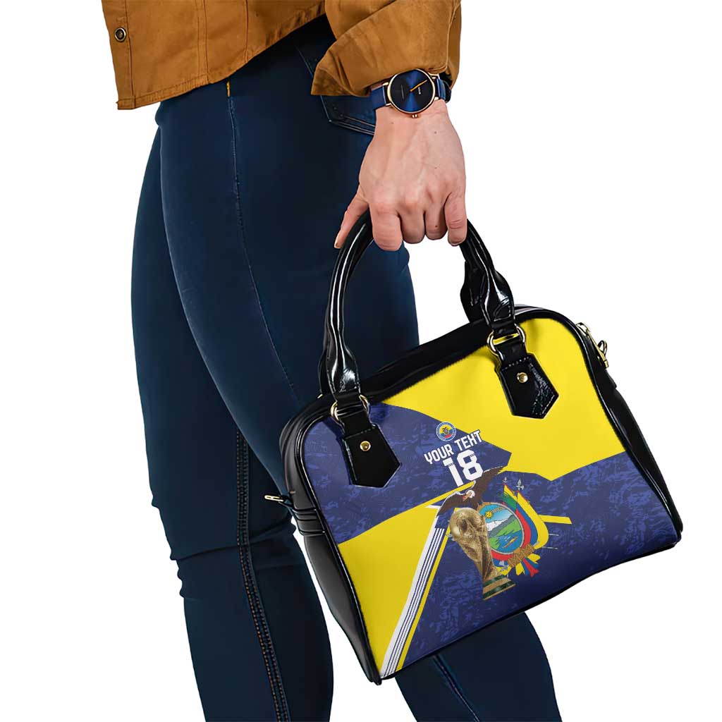 Ecuador Football Custom Shoulder Handbag Road To World Cup 2026 - Wonder Print Shop