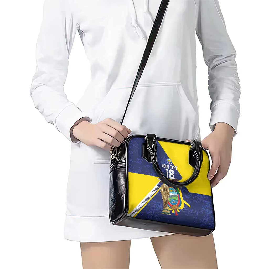 Ecuador Football Custom Shoulder Handbag Road To World Cup 2026 - Wonder Print Shop