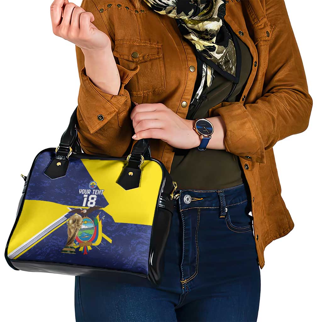 Ecuador Football Custom Shoulder Handbag Road To World Cup 2026 - Wonder Print Shop