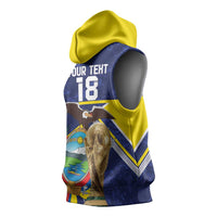 Ecuador Football Custom Sleeveless Hoodie Road To World Cup 2026 - Wonder Print Shop