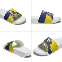Ecuador Football Custom Slide Sandals Road To World Cup 2026 - Wonder Print Shop