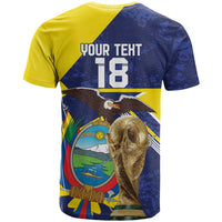 Ecuador Football Custom T Shirt Road To World Cup 2026 - Wonder Print Shop