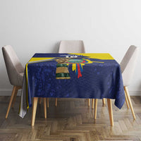 Ecuador Football Custom Tablecloth Road To World Cup 2026 - Wonder Print Shop