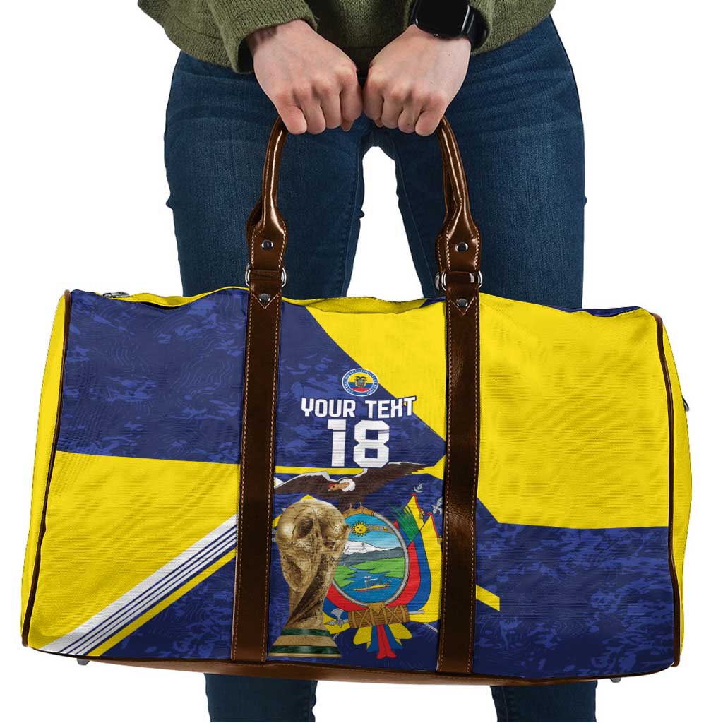 Ecuador Football Custom Travel Bag Road To World Cup 2026 - Wonder Print Shop