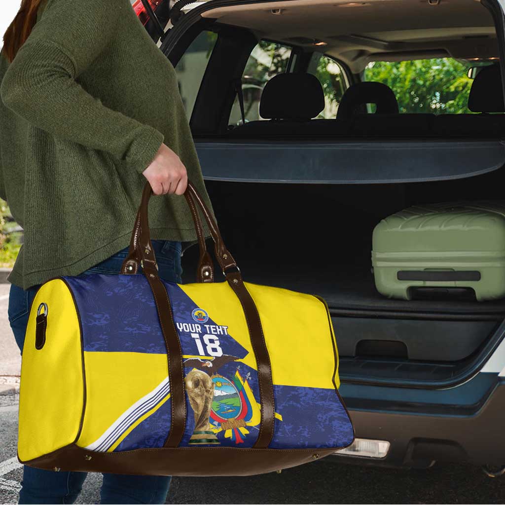 Ecuador Football Custom Travel Bag Road To World Cup 2026 - Wonder Print Shop