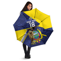Ecuador Football Custom Umbrella Road To World Cup 2026 - Wonder Print Shop