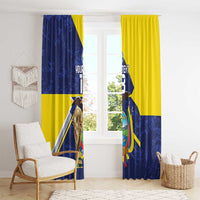 Ecuador Football Custom Window Curtain Road To World Cup 2026 - Wonder Print Shop