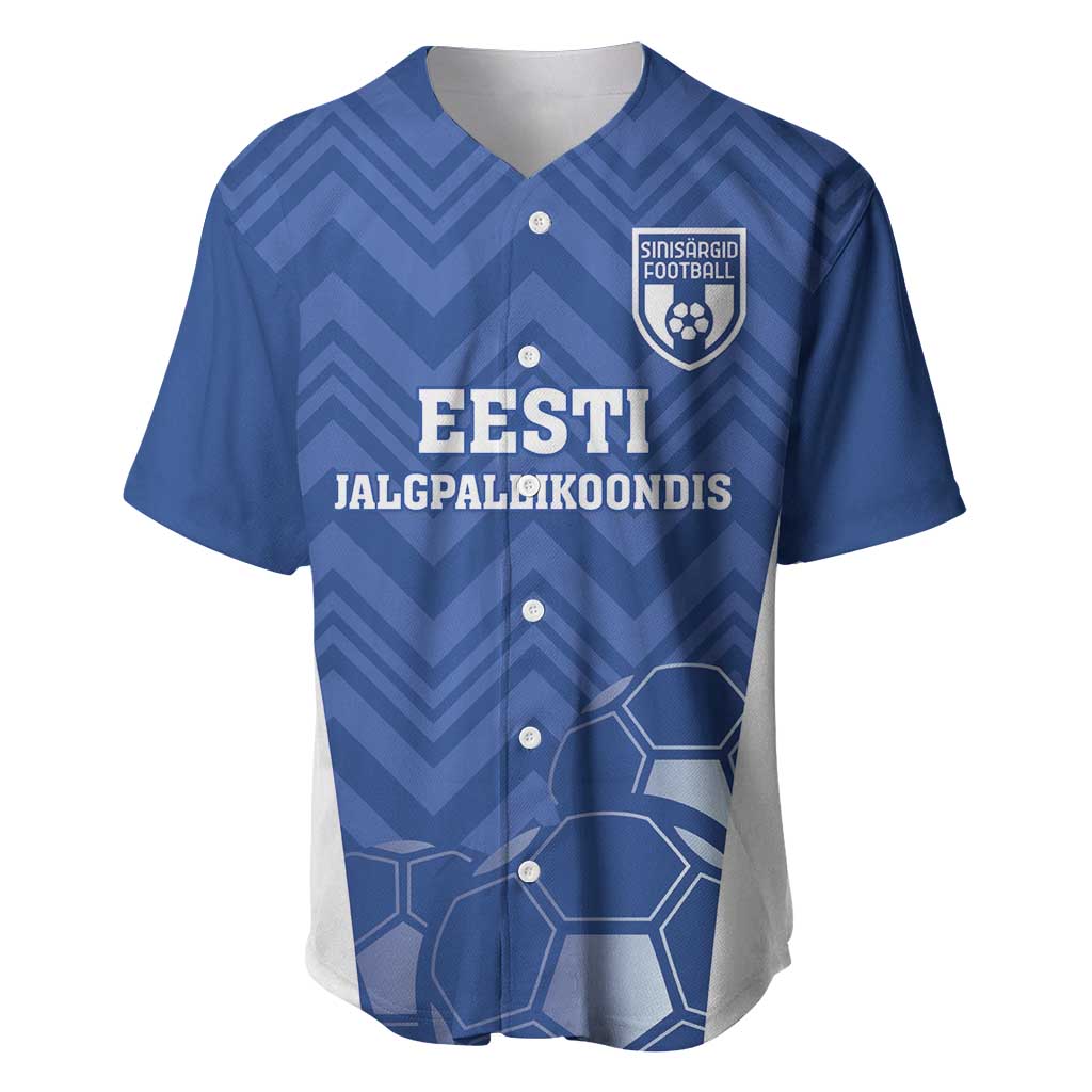 Custom Estonia Football Baseball Jersey Eesti Jalgpallikoondis