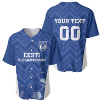 Custom Estonia Football Baseball Jersey Eesti Jalgpallikoondis