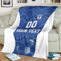 Custom Estonia Football Blanket Eesti Jalgpallikoondis