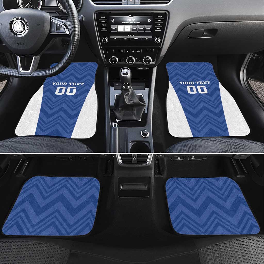Custom Estonia Football Car Mats Eesti Jalgpallikoondis