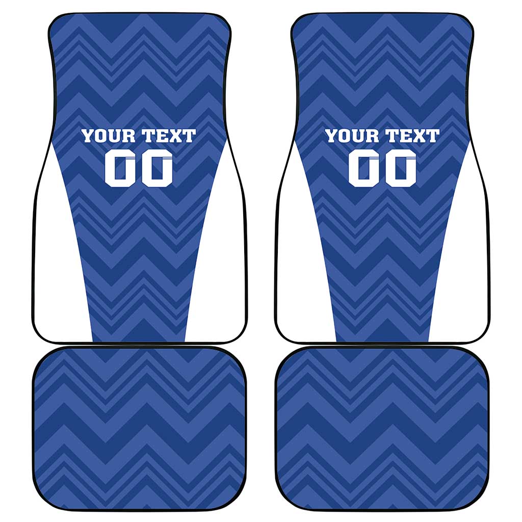 Custom Estonia Football Car Mats Eesti Jalgpallikoondis