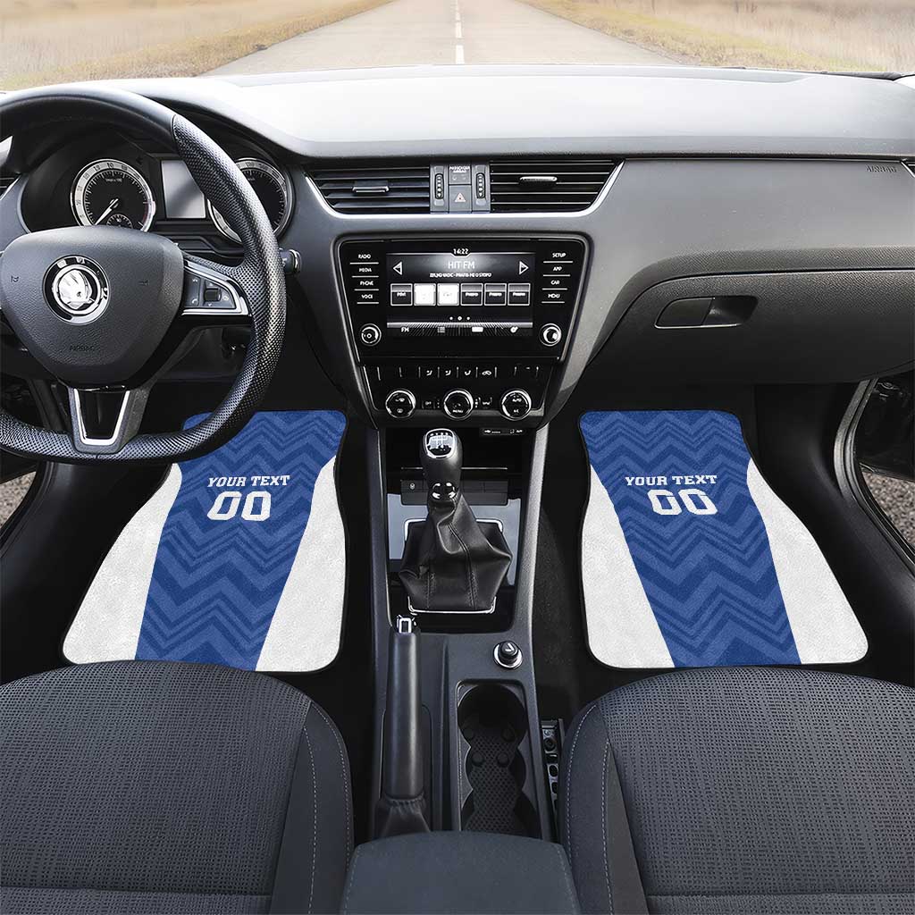 Custom Estonia Football Car Mats Eesti Jalgpallikoondis